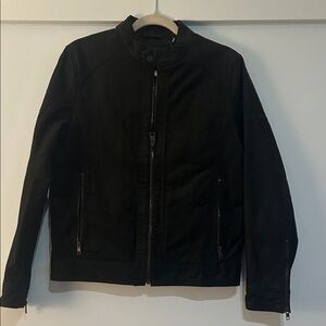 Black Rivet Classic Black Jacket